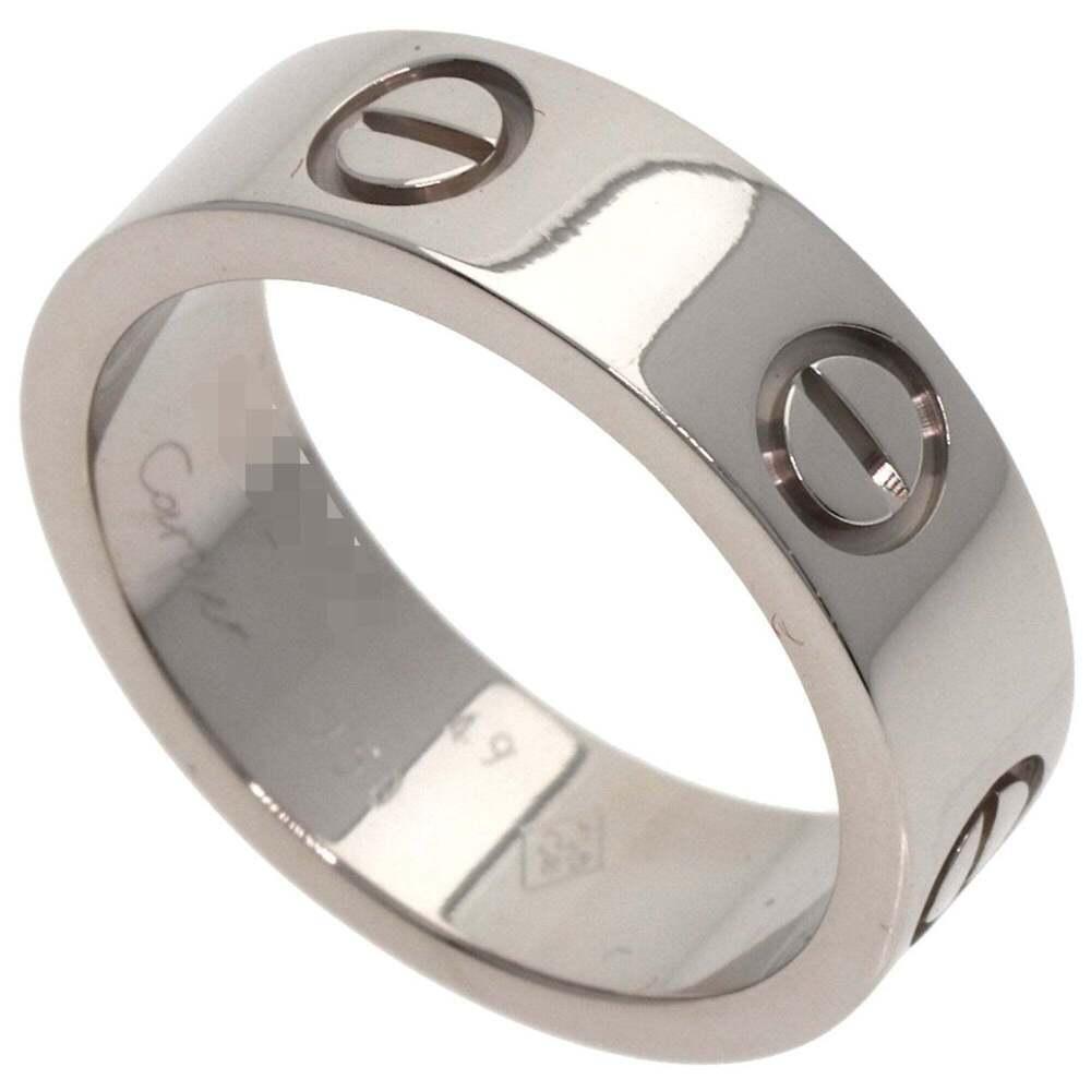 CARTIER 18k Silver Love Ring #49